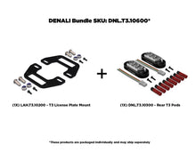 Load image into Gallery viewer, T3 Rear Switchback LED Turn Signal Pods with License Plate Mount