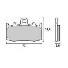 Load image into Gallery viewer, Brake Pad Set Front Wheel BMW Oilhead, Hexhead, K Bike ; 34 11 8 534 183, 34 11 7 660 448