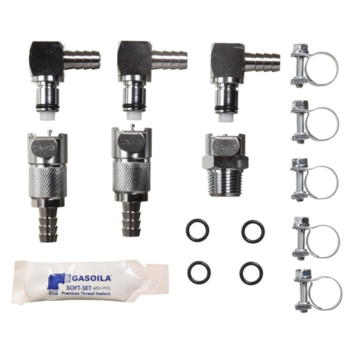 Quick Disconnect Fuel Hose Coupling Kit (6 Piece) for 5/16" hoses BM
