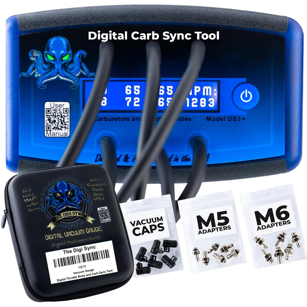 The Digi Sync 6-Channel - The Digi Sync (Model DS3+) Throttle Body & Digital Carb Sync Tool