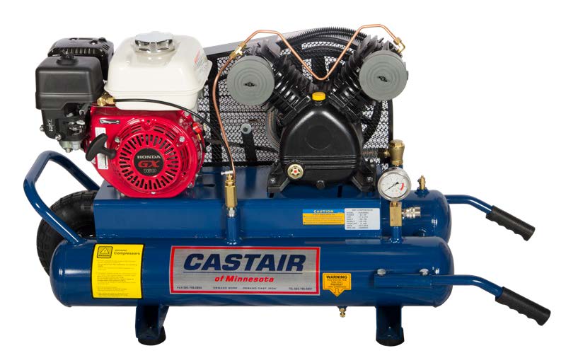 Castair Heavy Duty Shop Air Compressor Contractor Series - Model No. PUK5508G