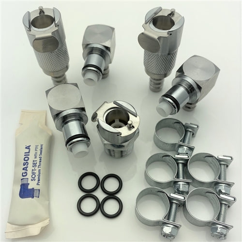 Quick Disconnect Fuel Hose Coupling Kit (6 Piece) for 5/16" hoses BM